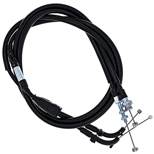 NICHE Throttle Cable for Yamaha YZ450F YZ250F WR250F WR450F 2003-2009 (45.28 Inch)