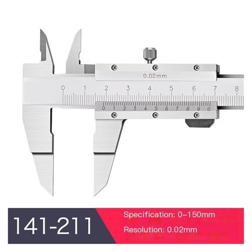 Calibrador Vernier 141-211 acero inoxidable 150mm miniatura 2