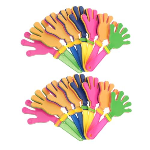 Alipis 25piezas Matracas De Mano Para Fiestas Juguete De Badajo De Plástico Accesorio Para Aplaudir