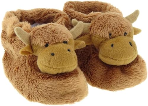 Image of Glen Appin Scottish Highland Cow Baby Booties