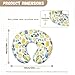 Zanxiantu Lemon Fruit Nursing Pillow Covers Soft Comfortable Nursing Pillow Slipcover for Baby Girls Snuggle Me Nursing Pillow Covers for Baby Boys Feeding Position Support