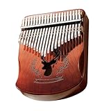 Instrumentos Musicales Profesionales Kalimba Kalimba Thumb Piano Mini portátil 17 21 caja de regalo con banda de sonido(12)