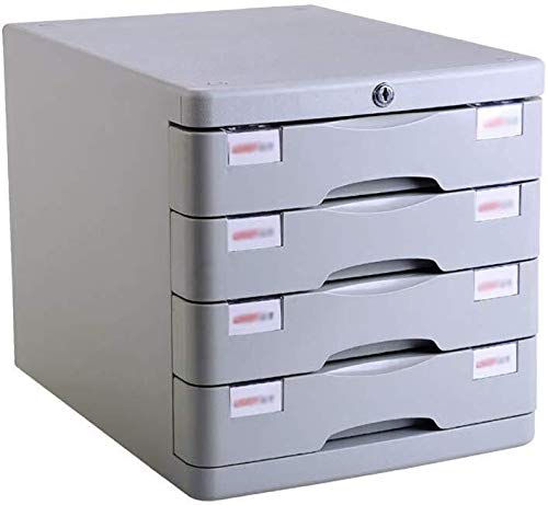 Touch downOffice cabinet File Cabinet Desk Storage Unit Organizer Comfortable Pull-in Design Large Space Different Drawers Items Pp Plastic(28.2X36.5X28.5CM) File rack