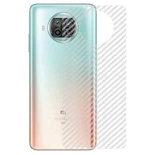 Image of Compatible with Redmi 10T Lite Back Screen Protective Film Carbon Fiber Skin Transparent Screen Guard Sticker