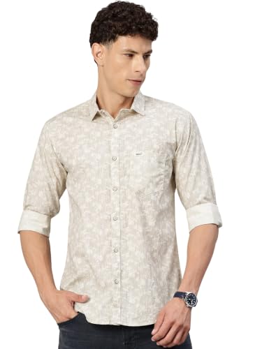Image of Majestic Man Stylish Geomatric Print Casual Shirt - Pure Cotton| Full Sleeve | Trendy & Comfortable