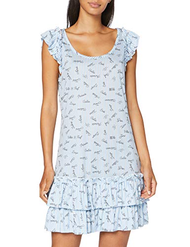 Preisvergleich Produktbild CALIDA Damen Viktor & ROLF Nachthemd, Placid Blue, M