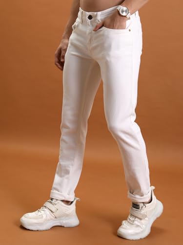 Image of Highlander Men's Straight-Fit Jeans | Classic & Modern | Stretchable Denim | Jeans for Man | Men Jeans