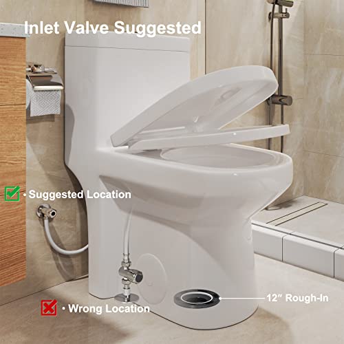 Horow DUAL FLUSH TOILETS Hwmt-8733 Small Compact One Piece Toilet thumb #7
