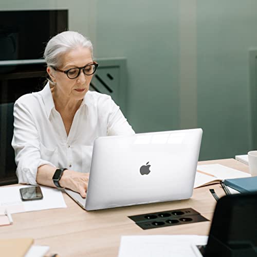 Aokilom Macbook Air 13.6 Inch Case Clear A2681 M2 Chip 2022 Release, Transparent Plastic Laptop Hard Shell Case With Keybord Cover & Screen Protector Compatible For Macbook Air 13.6 #TOP5