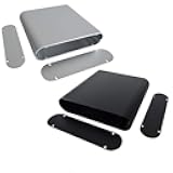Aluminum Project Box - SENRISE DIY Aluminum Instrument Box Electronic Enclosure Case For Electronic Projects, Power Supply Units (40x165x130mm-Silver)