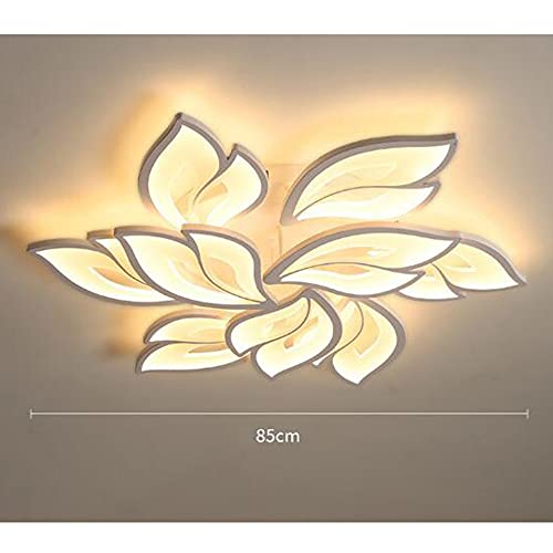 Lampe LED design fleur en acrylique haut de gamme avec télécommande