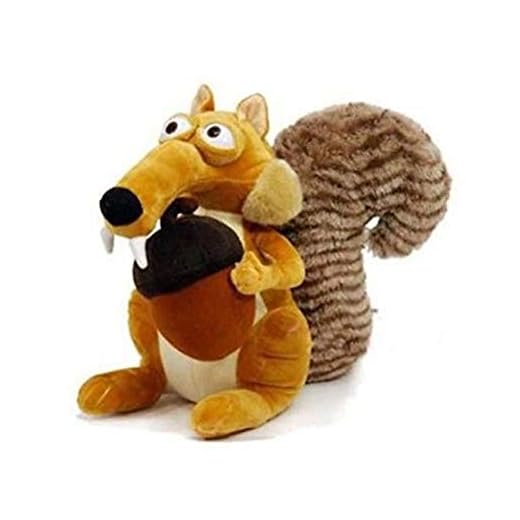 iddiaochan Rolig söt djurdocka Ice Age 3 Scrat ekorre fylld mjuk leksak present 27 cm