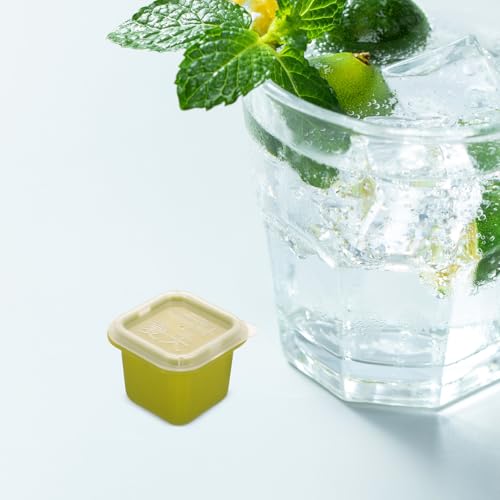 Bandeja para cubos de hielo Toyvian con tapa verde miniatura 7