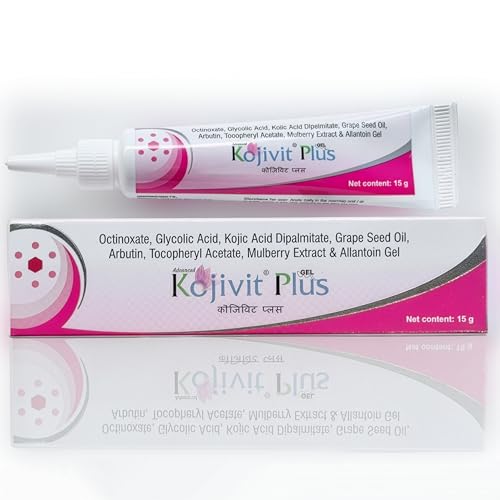 Image of Kojivit Plus Skin Brightening Gel | Depigmenting Formula for Hyperpigmentation, Melasma & Uneven Skin Tone with Kojic Acid, Arbutin, Glycolic Acid & Vitamin E | 15g