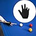 Menolana Billiards Glove Pool Cue Mitt Breathable Anti Skid Professional Left Hand Snooker Cue Sport Glove for Games Women Men Indoor, Gray