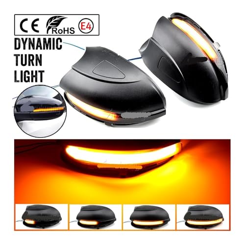 Espejo retrovisor indicador luz intermitente dinámica lateral para R20 3