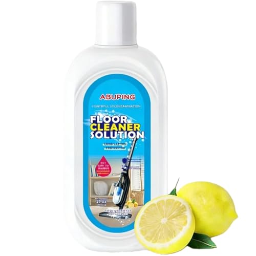 ABUPING Detergente per pavimenti duri, 500 ml per bottiglia, sicuro per tutti i pavimenti duri e tappeti, perfetto per vari robot aspirapolvere con funzioni di pulizia