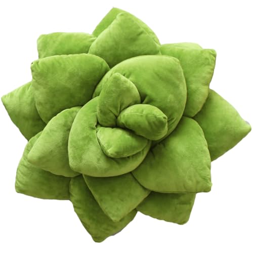 Green Philosophy Co. Succulent® Pillow 20" – Soft 3D Decorative