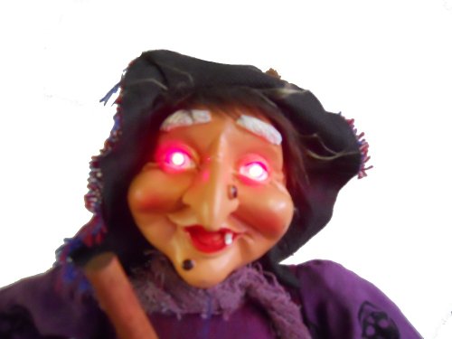 Ms Standup Halloween Witch Decoration - 35" Light And Sound Activated #TOP2