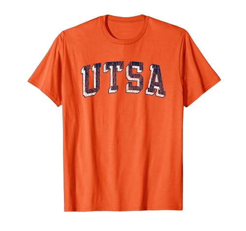 Texas San Antonio Roadrunners Retro Arch Orange T-Shirt