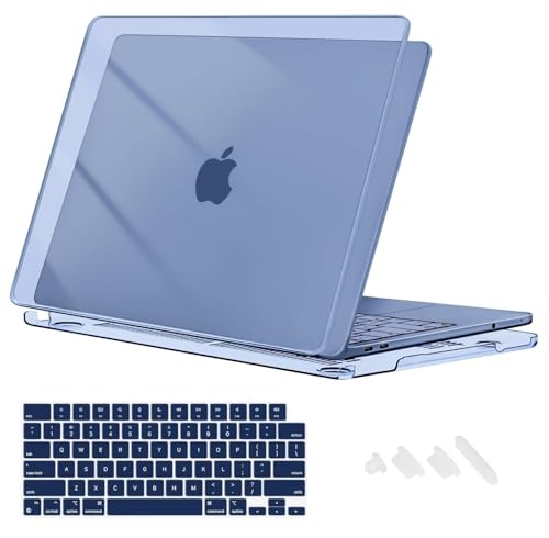 Image of Midkart Compatible with MacBook Neo Case 13 inch 2026 Release Model A3404 with A18 Pro Chip Hard Shell Case Cover with Keyguard and Dustplugs, Crystal Indigo