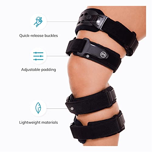 Braceability Osteoarthritis Unloader Knee Brace - Best Tricompartmental Oa Support For Bone On Bone Arthritis Pain, Medial Or Lateral Compartment Valgus Unloading, Arthritic Cartilage Repair (Right) #TOP5