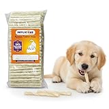 PETLICIOUS & More Adult Natural Twisted Rawhide Chew Sticks for Dog, Meat (1000 Gm),Pack of 1