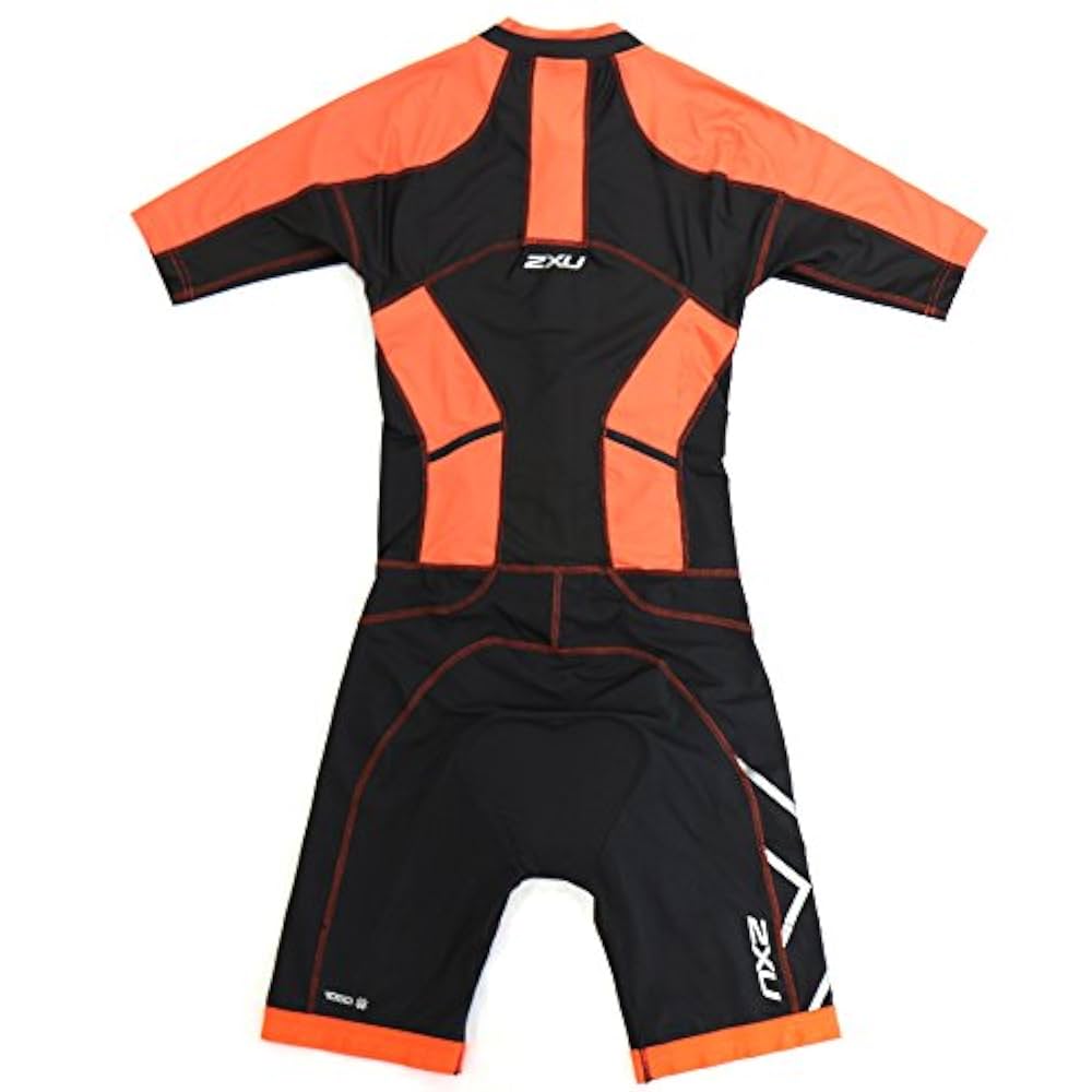 2XU トライアスロンウェア L ブラック/オレンジ Amazon.co.jp: 2XU コンプレッションフルジップ スリーブド