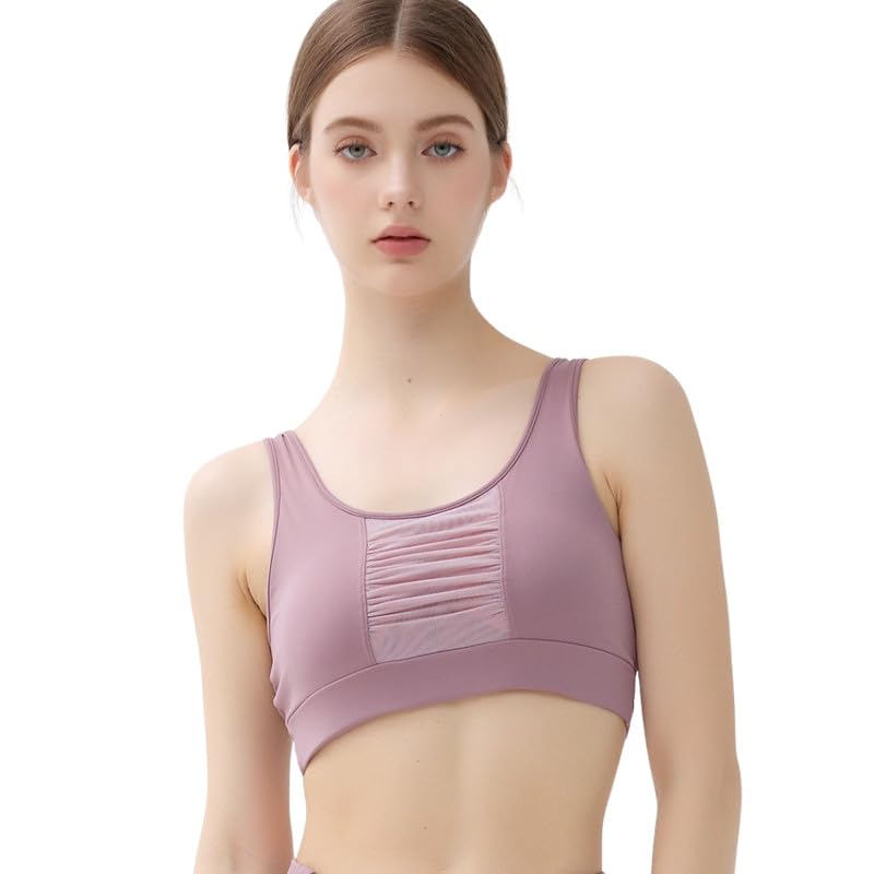 Nylon Mesh Gym Top for Women | Anti-Shock and High Strength Yoga Vest Design-image-40
