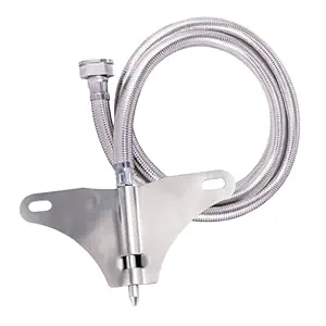 Bathroom Jet Spray Ennius Bathroom Hand Shower and Toilet Shower Jet Spray - Portable Bidet Spray for Toilet | Toilet Hand Jet Spray (Jet Spray Straight, 1 Meter PVC Tube)