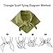 Wendyfull Triangle Scarf for Women Wool Headscarf Cashmere Feel Women's Fashion Knitted Shawl Y2K Streetwear Accessories