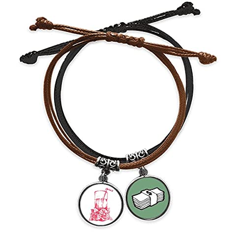 Pulsera de limón en acuarela cadena de mano ajustable que no aprieta ni daña tu piel