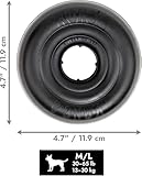 KONG Extreme Donut Dog Toy – Toughest Durable Natural Rubber Chew Toy for Power Chewers – Safe on Teeth & Gums, Fun Bounce & Roll for Indoor and Outdoor Play (Medium/Large)
