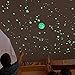 Kit di 270 Stelle Adesivi Fluorescenti con Stencil di 2 m². Esatta Riproduzione del Cielo Notturno + Map con indicazioni. per Un soffitto o Parete. Ideale per cameretta Bambini.