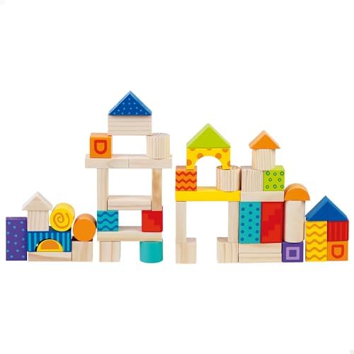 Juego de construcción WOOMAX: 50 piezas para niños desde 24 meses