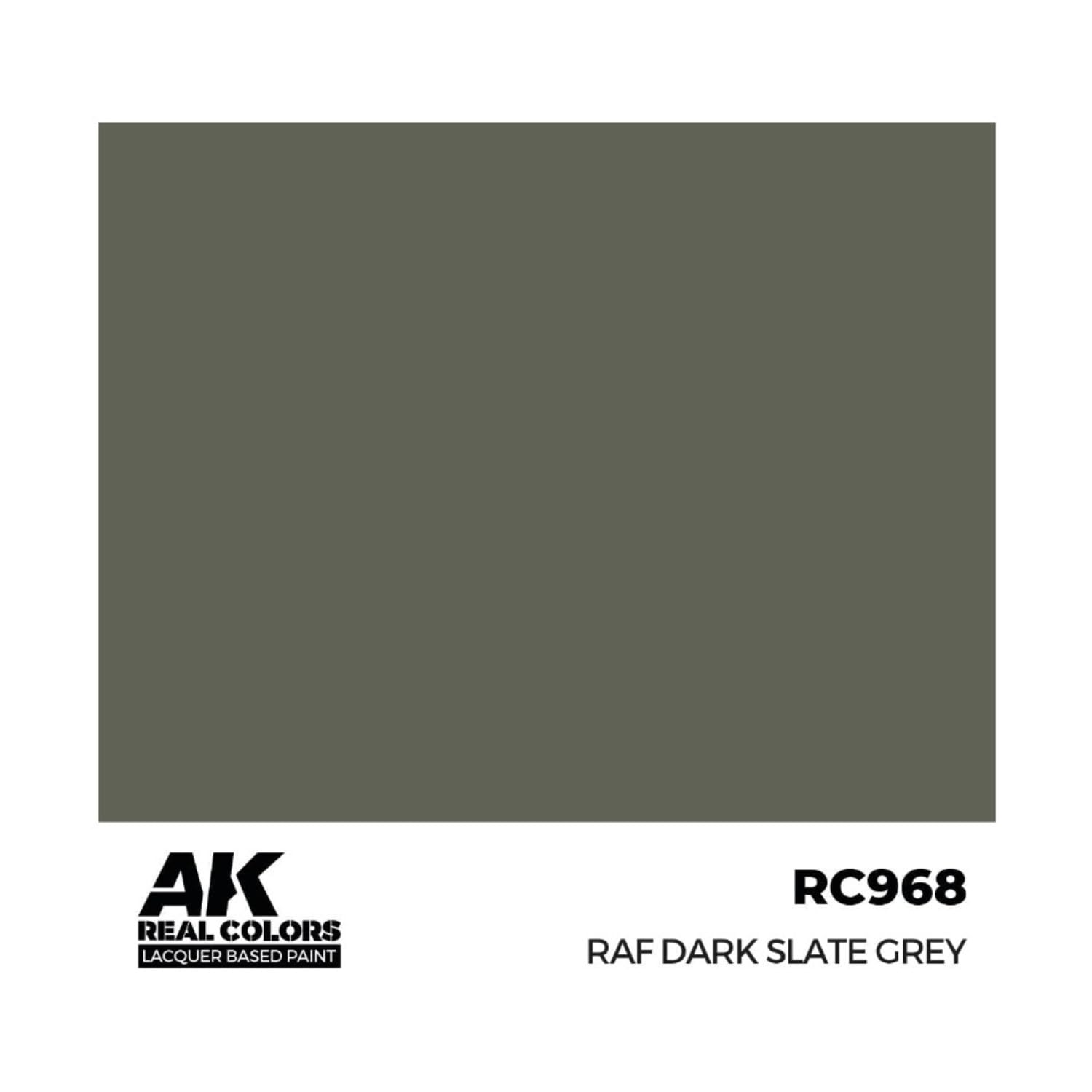 Ak Interactive Dark/Grey Ak Real Colors Rc968 Raf Slate (17Ml) (Old Rc294)