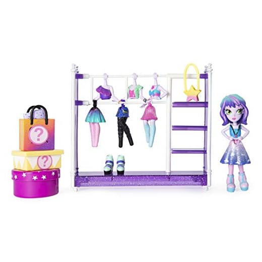 Off the Hook Style Studio, Fashion Fun Playset with 4-inch Small Doll and Fashions and Accessories, for Girls Aged 5 and Up