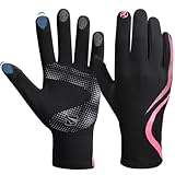 Cevapro Women Gloves Lightweight Winter Gloves Touch Screen Gloves Warm Gloves Liner Under Thicken Winter Gloves for Running