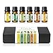FORCK Zestaw olejków eterycznych, 100% czysty i naturalny olejek zapachowy do aromaterapii, 6 x 10 ml (cytryna, drzewo herbaciane, mięta pieprzowa, igła sosnowa, kadzidło, Ylang Ylang)
