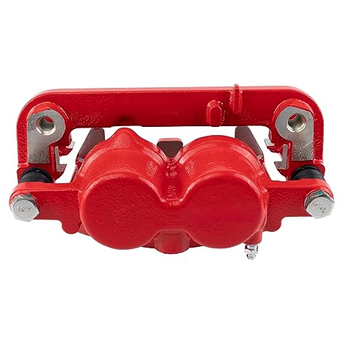 Image of TRQ Performance Front Driver and Passenger Side Brake Caliper Set Compatible with 05-06 Chevrolet Silverado 1500 with Rear Drum Brakes 07-08 Chevrolet Silverado 1500 07-08 Chevrolet Tahoe