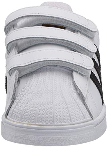 Adidas Originals Unisex Child Superstar Cloudfoam Sneaker, White/Black/White, 7 Toddler Us #TOP1