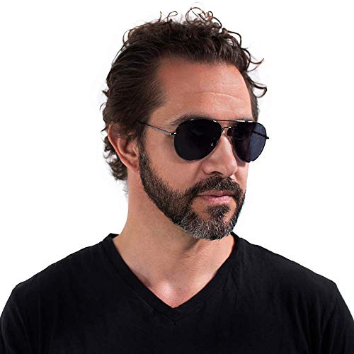 VITENZI Sunglasses for Men and Women Trendy and Cool Sun Glasses, Retro Vintage Aviator Shades Milan2