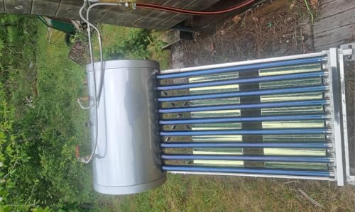 Chauffe-eau solaire thermique 60 L - haut rendement calorifique - Brevet francais - capteurs tubes en verre sous vide