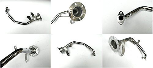 New! High Performance Exhaust System Muffler For Gy6 139Qmb Qmb139 1P39Qmb 4 Stroke 50Cc 150Cc Scooters (150Cc, Silver) #TOP6