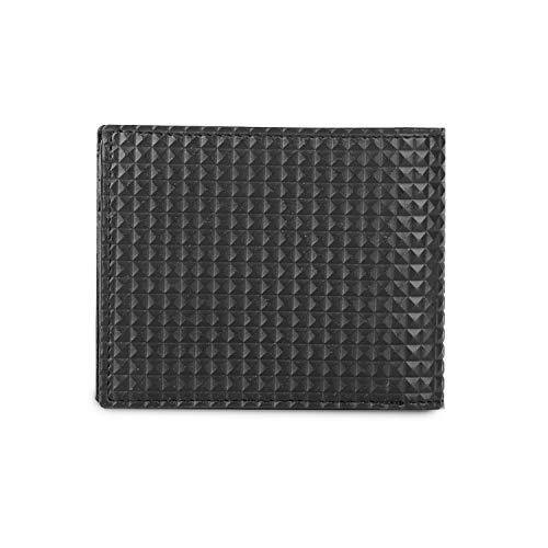POLICE Pyramid Men's Slim Wallet, Leather Purse with 8 Card Slot, 2 Currency Compartment, 2 Slip-in Pockets - Black 4 41OpYkr1P0L