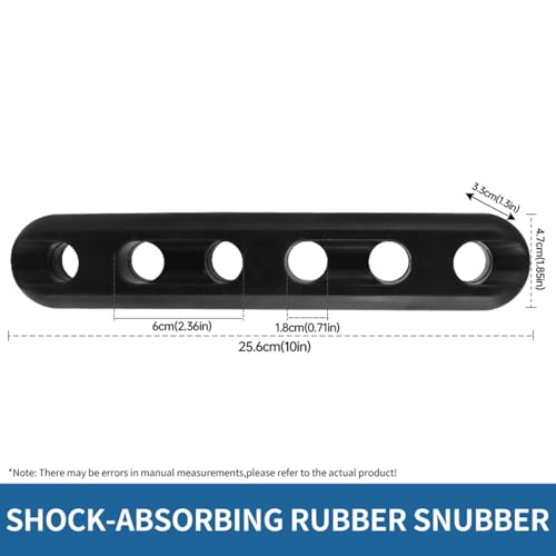 Amortisseur d'amarrage 10" en acier robuste pour yachts et voiliers - 6