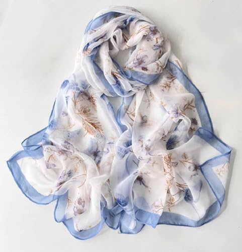 Scarfs for Women Lightweight Fashion Scarves Print Floral Pattern Scarf Shawls