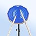 12 Inch Practice Drum Pad with Stand and Sticks, Beginner Snare Drum Pad with Drumsticks and Carrying Bag, Double Sided Silent Drum Pad (Blue)
