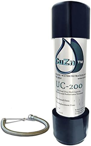 CuZn UC-200 Under Counter Water Filter - 50K Ultra High Capacity - Made in USA