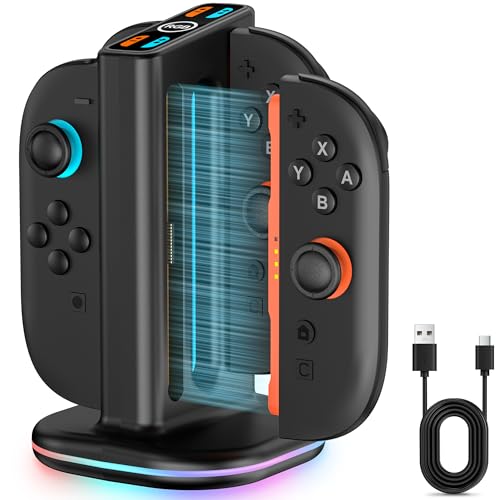 Amazon.co.jp: Switch 2 ジョイコン 充電器スタンド Joy-Con用 4 in 1